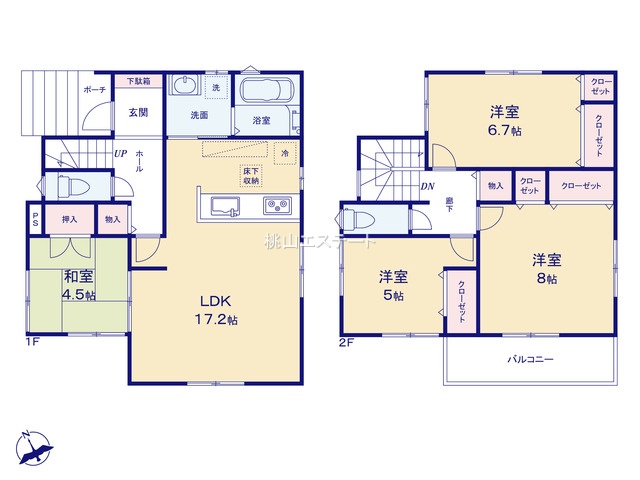 ファーストタウンみよし市第4東陣取山　1号棟