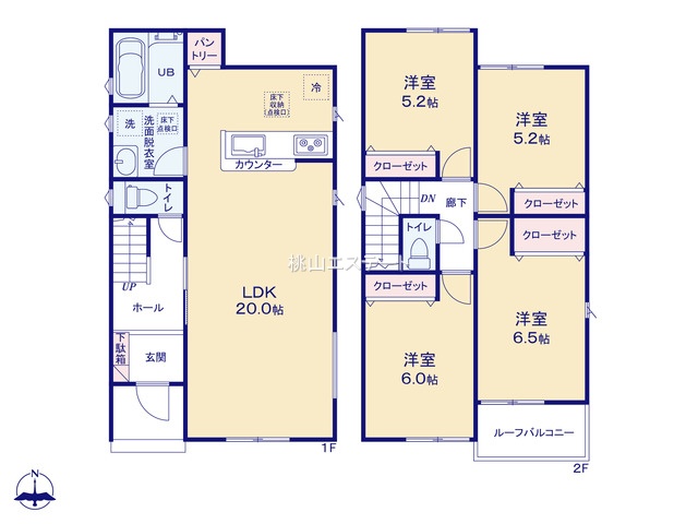 リナージュ東郷町春木23-1期２号棟