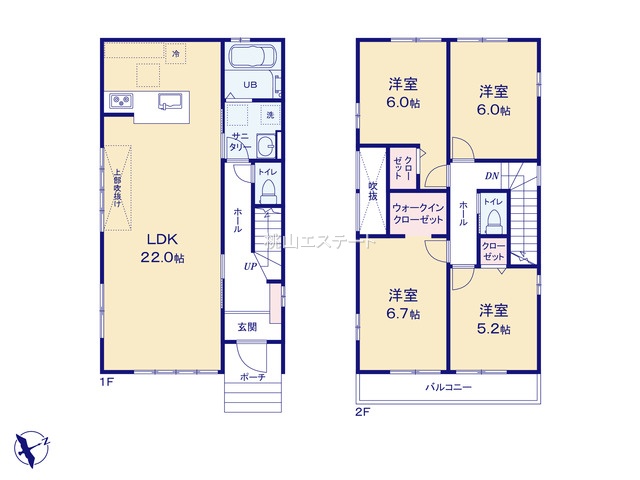 ケイアイフィットみよし市東陣取山２期２号棟